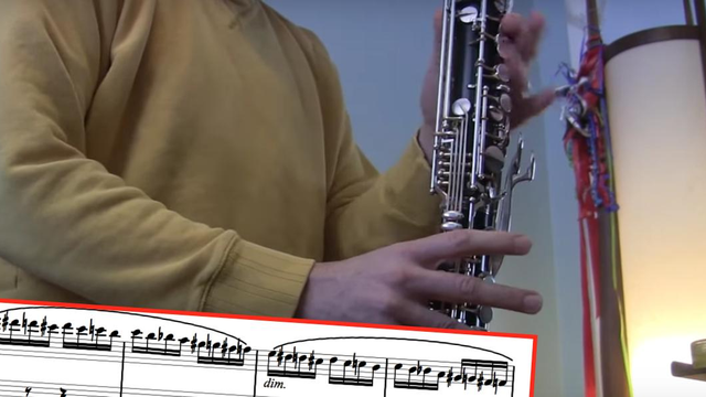 Flight of the Bumblebee Bass Clarinet