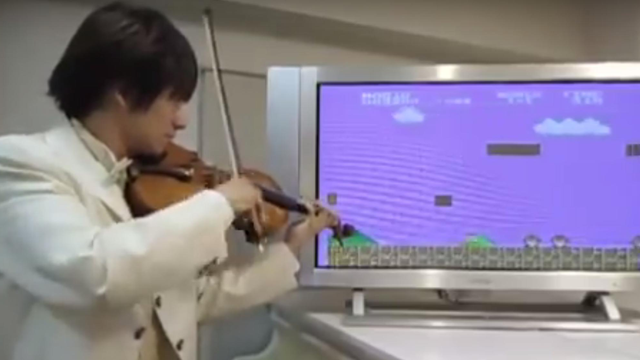 super mario violin